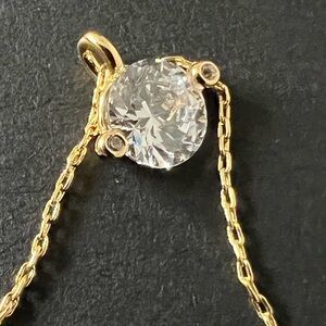 Kate Spade Gold With Single Stud Necklace